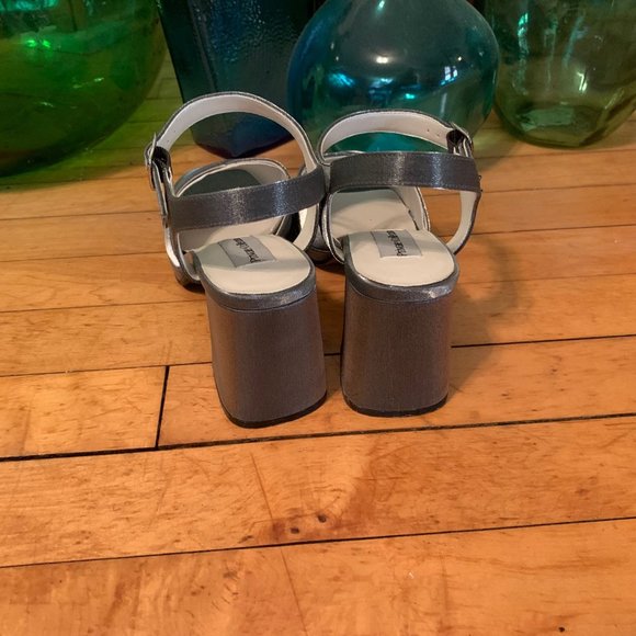 Private Collection Josie Pewter Radiance Sandal Size 8 1/2 - Picture 5 of 15